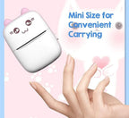 Atfaluna Portable Mini Thermal Printer – Wireless Pocket Photo & Label Printer for Study, Work & Crafts