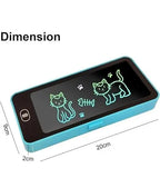Atfaluna 2-in-1 LCD Writing Tablet Pencil Case for Kids