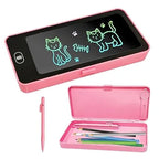 Atfaluna 2-in-1 LCD Writing Tablet Pencil Case for Kids