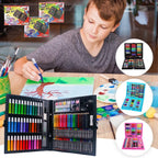 Atfaluna 150-Piece Art Set for Kids – Complete Drawing & Painting Kit