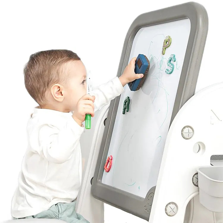 Atfaluna 3-in-1 Kids Table & Chair Set with Drawing Board